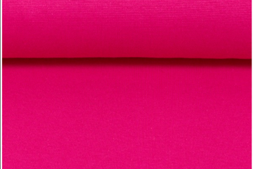 Bündchen "Heike", Strickschlauch, pink, 0,5 m